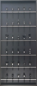 image of appropriate brushes for a black painting
